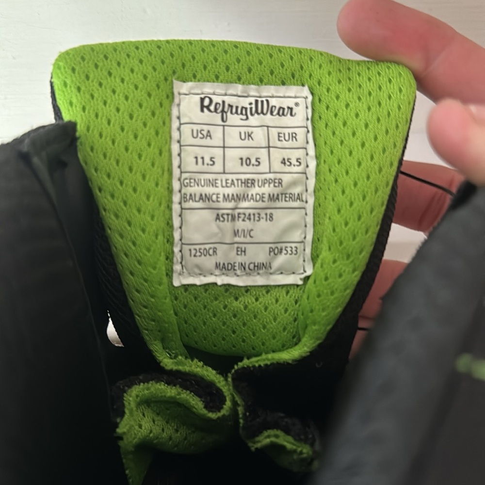 RefrigiWear Men's Extreme Hiker Waterproof Boots Safety Toe Workboots - Picture 7 of 7